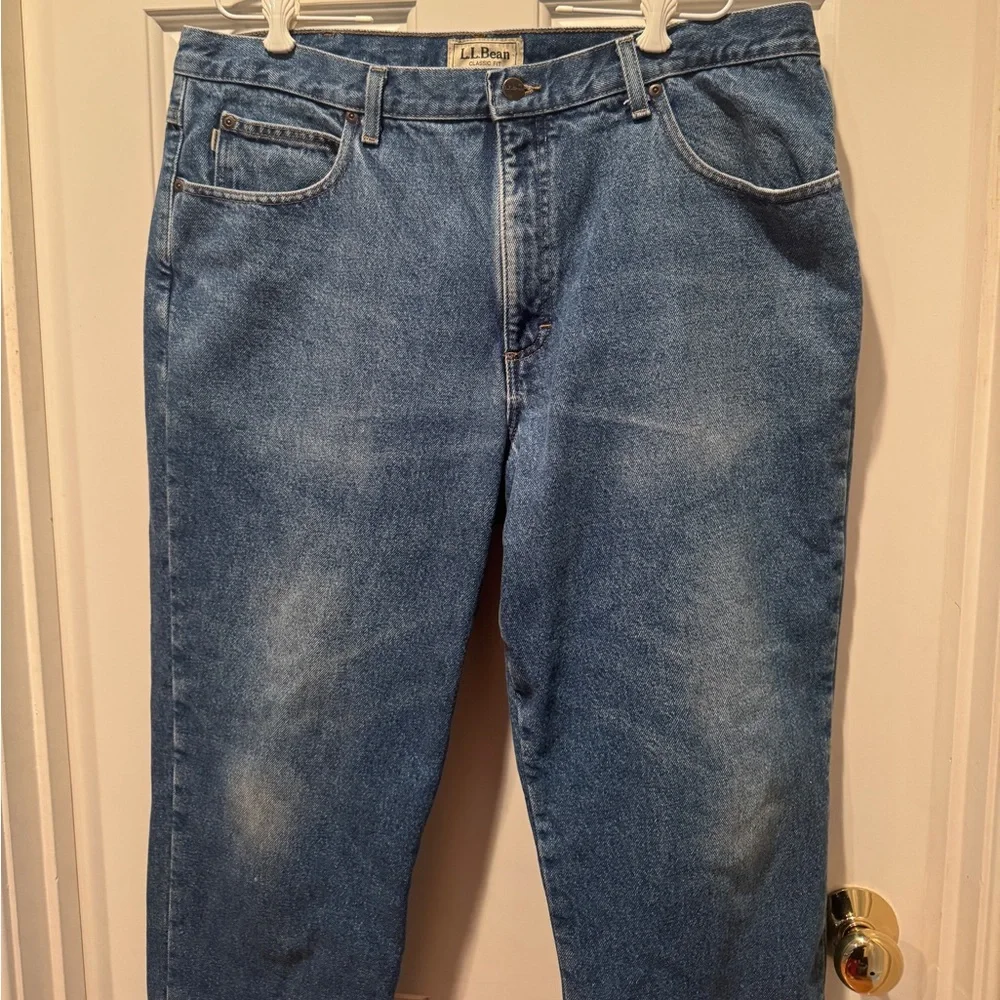 L.L.Bean Flannel-Lined Classic Fit Jeans